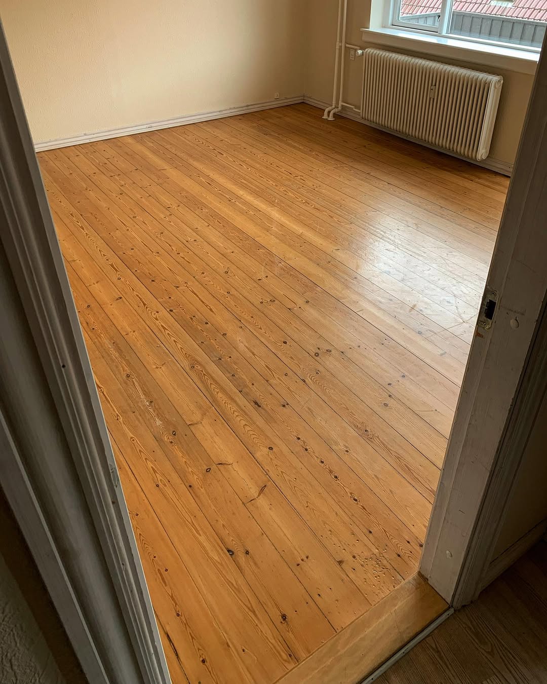 Gulv inden lakbehandling